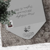 シルボートハーバーファミリーネーム差出人住所 ラバースタンプ