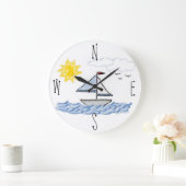 シルボートパステル ラージ壁時計 (ホーム)