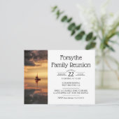 シルボートファミリー懇親会 インビテーションポストカード (スタンド正面)