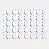 シルボ航海のートいかりシーガルライトハウス海 ラッピングペーパーシート (正面)