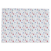 シルボ航海のートいかりシーガルライトハウス海 ラージペーパーバッグ (裏面)