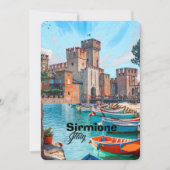 シルミオーネ イタリア 旅行 はがき, シルミオーネ 旅行 詩 シーズンカード (正面)