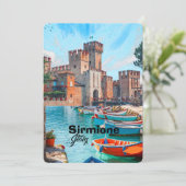 シルミオーネ イタリア 旅行 はがき, シルミオーネ 旅行 詩 シーズンカード (スタンド正面)