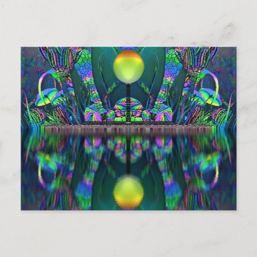 シルリアングローブファンタジーアートポストカード ポストカード (正面)