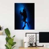 シルロイエット ポスター (ホームオフィス)