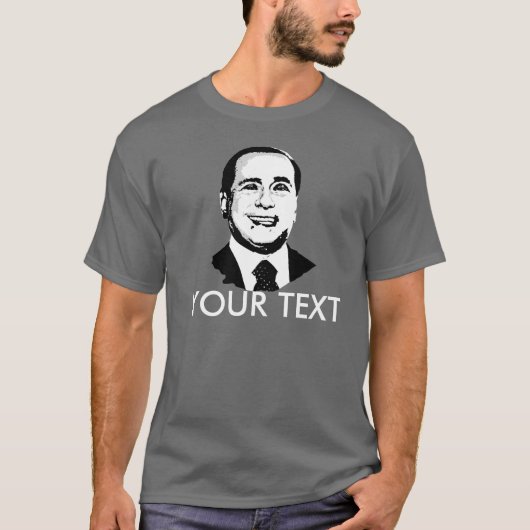 シルヴィオ・ベルルスコーニ Tシャツ (正面)