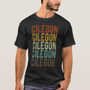 シレゴンシティインドネシアレトロ Tシャツ