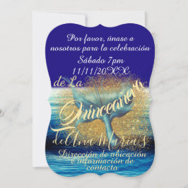 シレナコーラスプラッシュスパークルクインセアニラセレブレオン 招待状