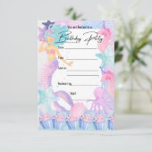 シレナパーティの招待状 招待状 (スタンド正面)