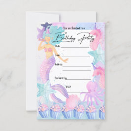 シレナパーティの招待状 招待状