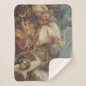 シレヌスの酔っ払い(by Carle van Loo) シェルパブランケット (正面)