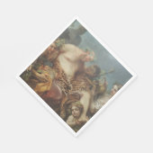 シレヌスの酔っ払い(by Carle van Loo) スタンダードランチョンナプキン (角)