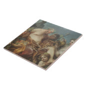 シレヌスの酔っ払い(by Carle van Loo) タイル (側面)