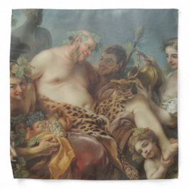 シレヌスの酔っ払い(by Carle van Loo) バンダナ