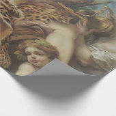 シレヌスの酔っ払い(by Carle van Loo) ラッピングペーパー (角)