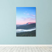 シレンタバーからナノスの美しい日の出の眺め キャンバスプリント (インサイチュ (ウッドフロア))