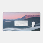 シレンタバーからナノスの美しい日の出の眺め デスクマット (キーボード&マウス)