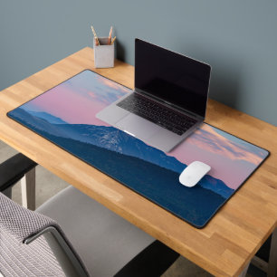シレンタバーSのナノスの美しい日の出の景色 デスクマット
