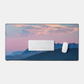 シレンタバーSのナノスの美しい日の出の景色 デスクマット (キーボード&マウス)