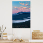 シレンタバーSのナノスの美しい日の出の景色 ポスター (キッチン)