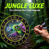 シレ素朴ンタートルバタフライロッジアート ダーツボード