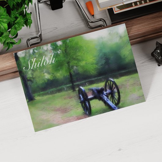 シロと大砲が血池に ポストカード