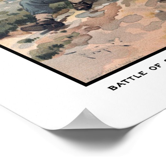 シロの戦い ポスター (角)