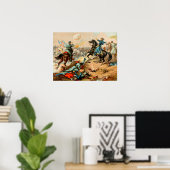 シロの戦い ポスター (ホームオフィス)