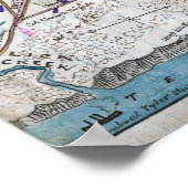 シロの戦い – 南北戦争パノラママップ3 ポスター (角)