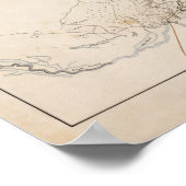 シロの戦い – 南北戦争パノラママップ4 ポスター (角)