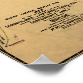 シロの戦い – 南北戦争パノラママップ5 ポスター (角)