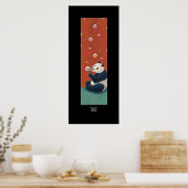 シロの泡 ポスター (キッチン)