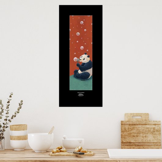 シロの泡 ポスター (キッチン)