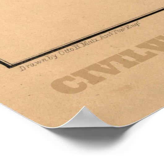 シロの畑 ポスター (角)