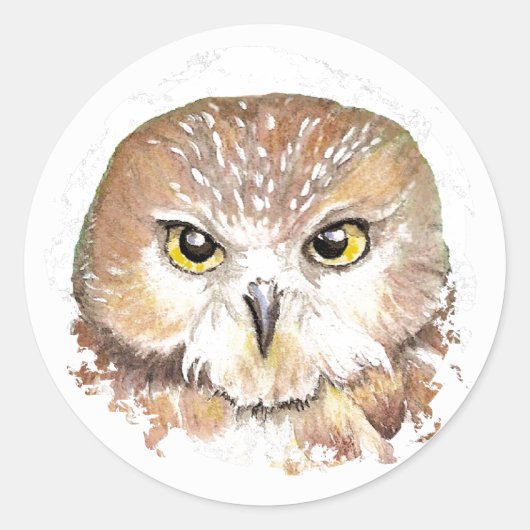 シロの皮を見る ラウンドシール (正面)