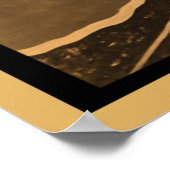 シロの鳥瞰図 ポスター (角)