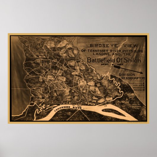 シロの鳥瞰図 ポスター (正面)