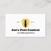 シロアリ害虫駆除剤 名刺 (正面)