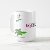 シロイヌナズナ コーヒーマグカップ (正面左)