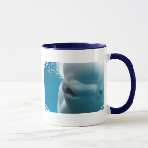 シロイルカのクジラのコーヒー・マグ マグカップ