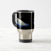 シロイルカのクジラはマグ行きます トラベルマグ (正面左)