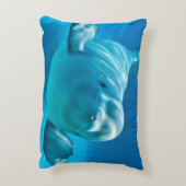 シロイルカのクジラ アクセントクッション (裏面(縦))