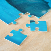 シロイルカのクジラ ジグソーパズル (側面)