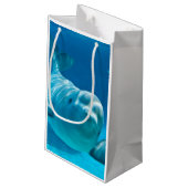 シロイルカのクジラ スモールペーパーバッグ (裏面アングル)