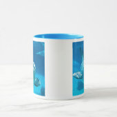 シロイルカのクジラ マグカップ (中央)