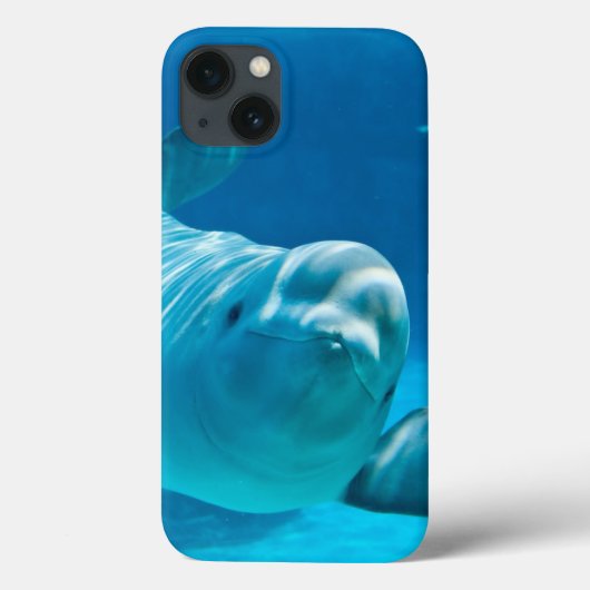 シロイルカのクジラ Case-Mate iPhoneケース (裏面)