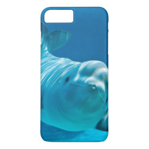 シロイルカのクジラ iPhone 8 PLUS/7 PLUSケース