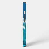 シロイルカのクジラ iPhoneケース (左側面)