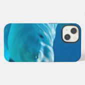シロイルカのクジラ iPhoneケース (裏面横)