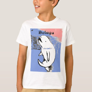 シロイルカのクジラ Tシャツ
